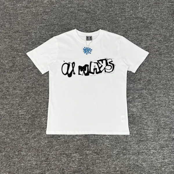 Design Graphic Print Black T-Shirt - 47