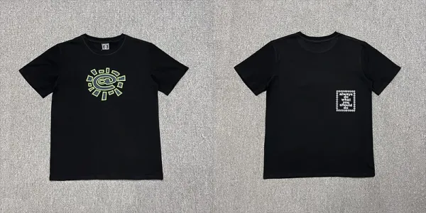 Far From What Sun Graphic T-Shirt Black - 1