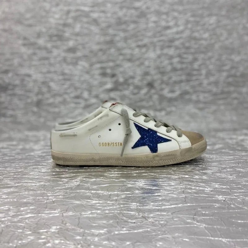 Golden Goose Sneakers Sabot backless with star appliqué — 2 [Custom color options! No returns or exchanges for non-quality issues!