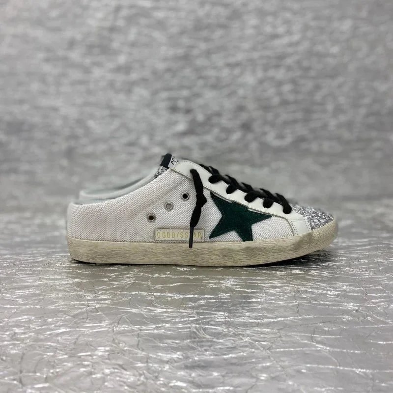 Golden Goose Sneakers Sabot backless with star appliqué — 7 [Custom color scheme!] No returns or exchanges for non-quality issues!