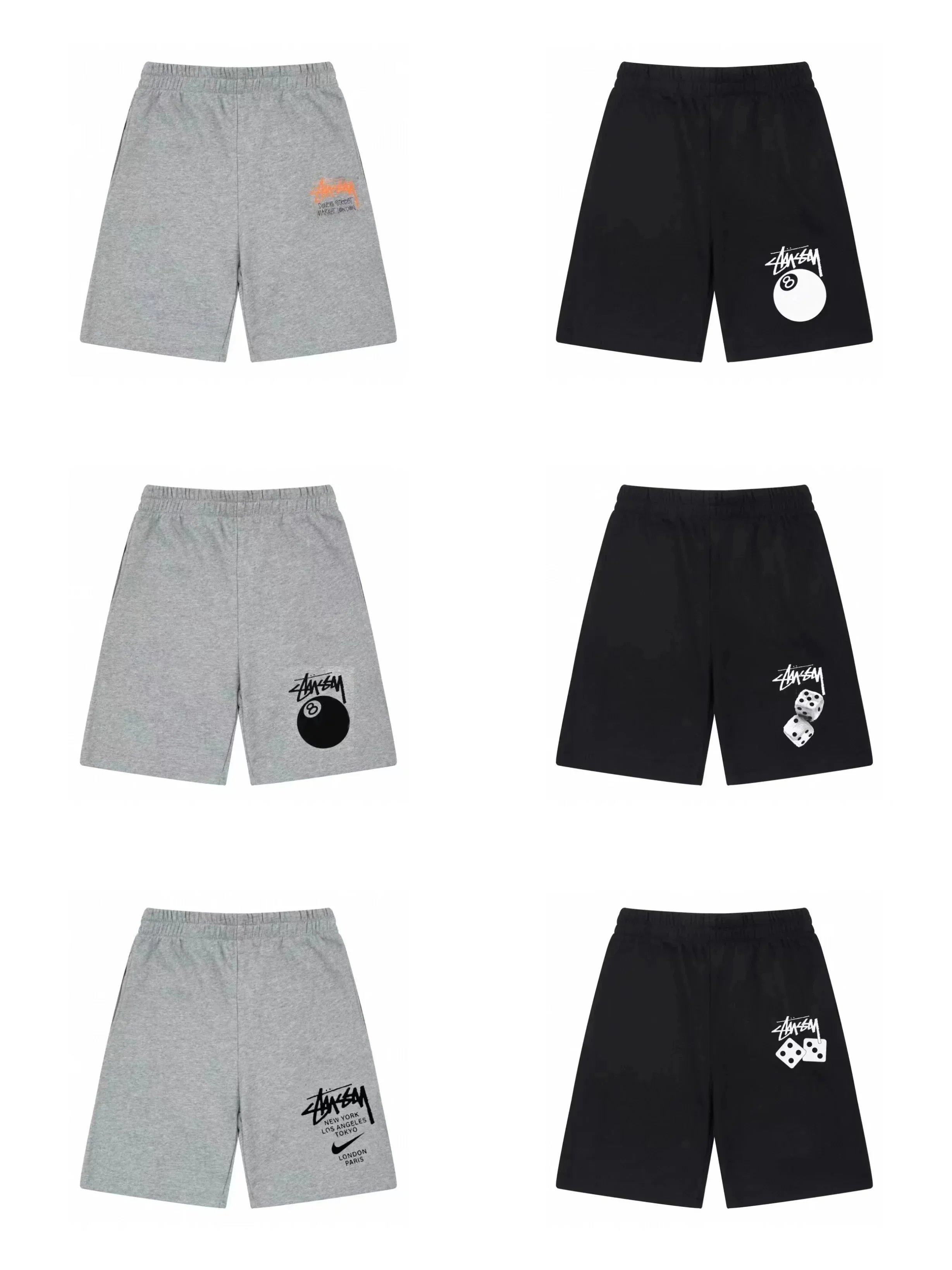 Corteiz Spiral Logo Black Shorts - 16