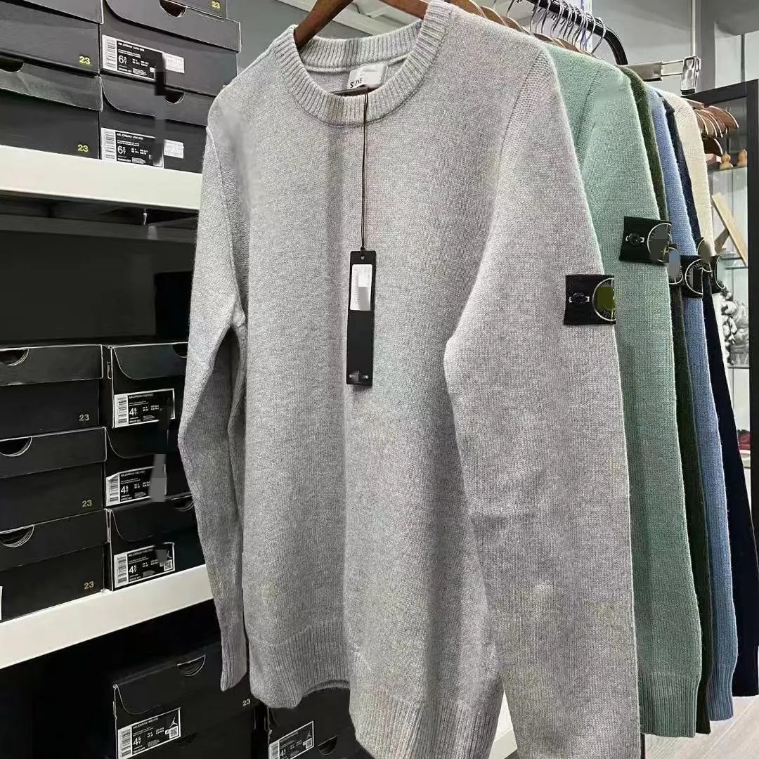 Stone sweater light gray