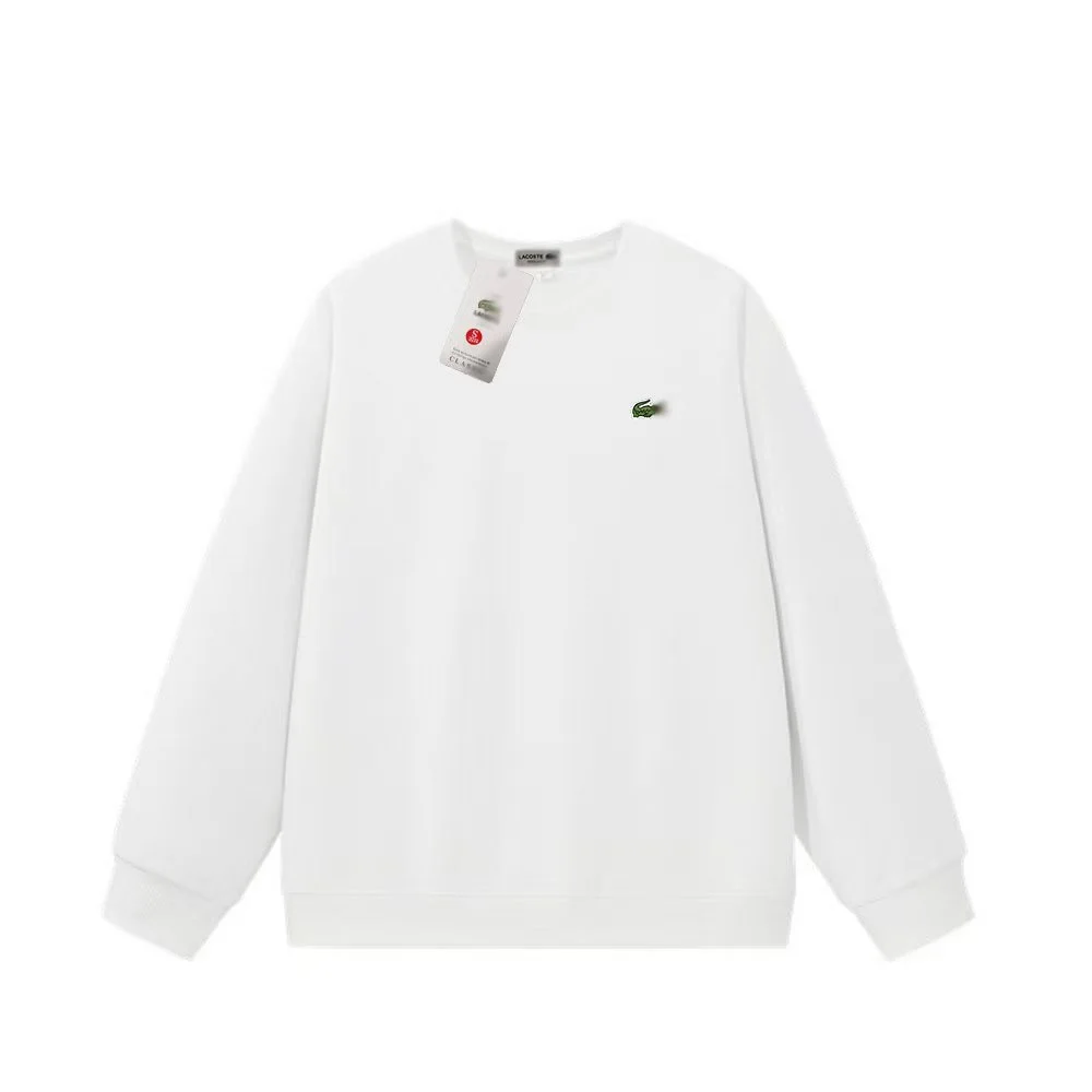 Lacoste Classic Small Crocodile Crewneck Black Sweatshirt - rep Lacoste