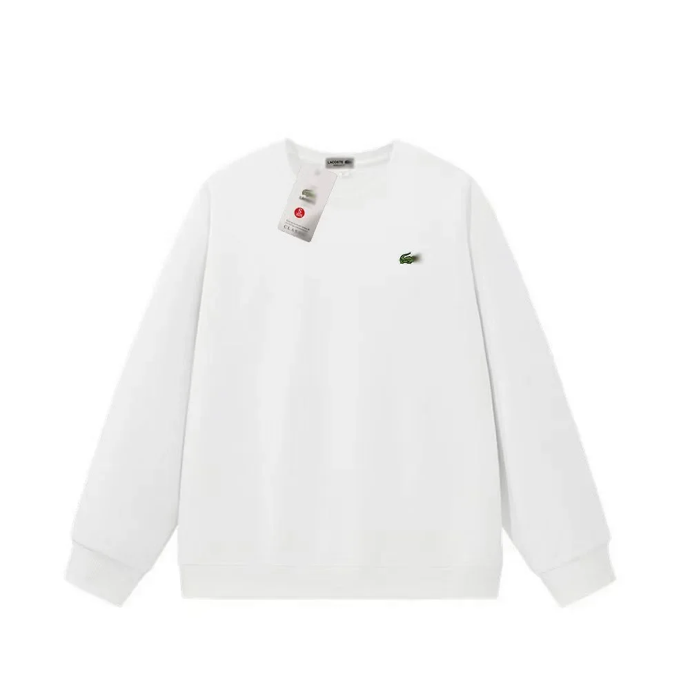 Lacoste Classic Small Crocodile Crewneck Black Sweatshirt