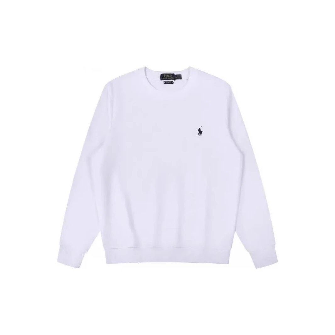 Ralph Lauren White Crewneck Sweatshirt