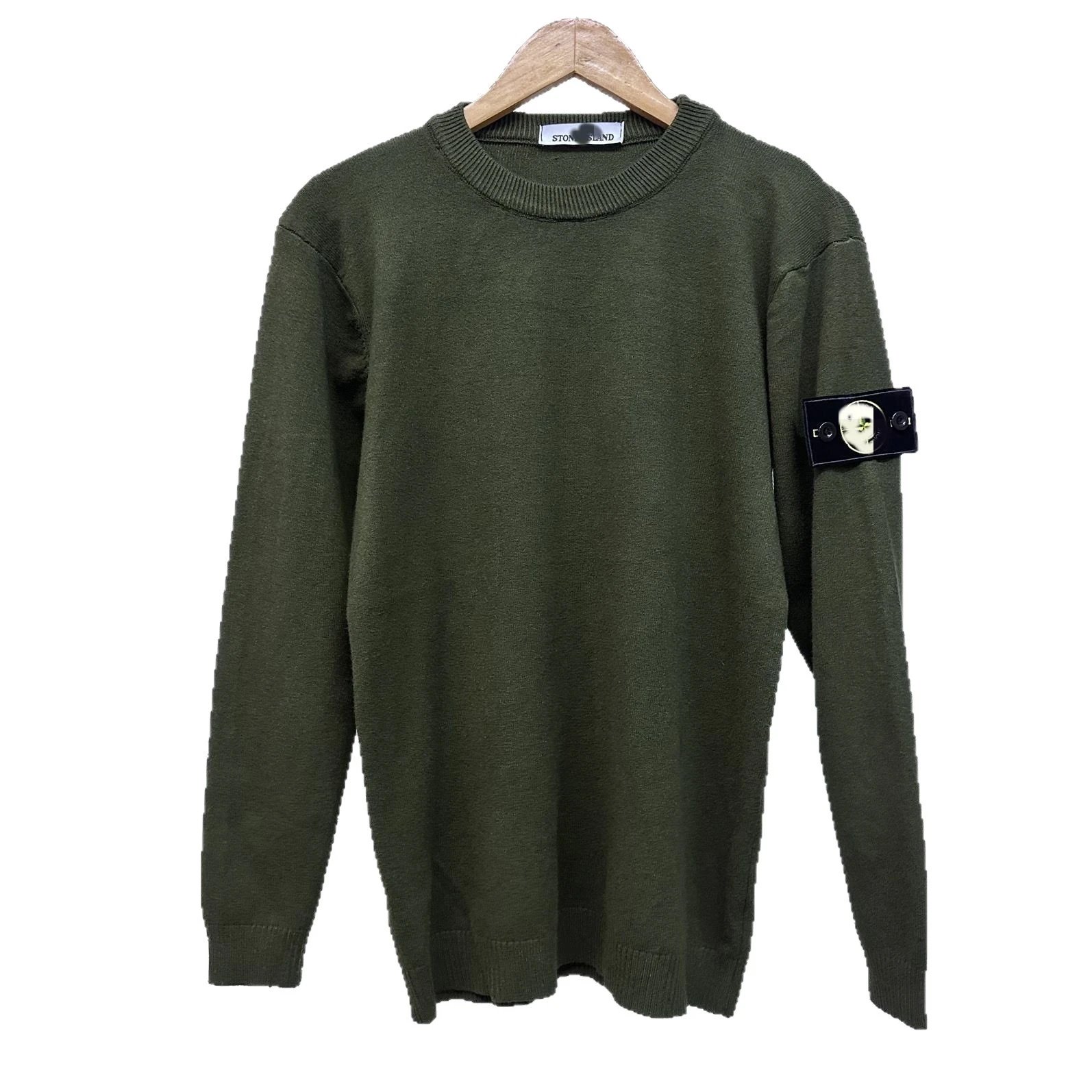 Stone Island Olive Crewneck Sweater
