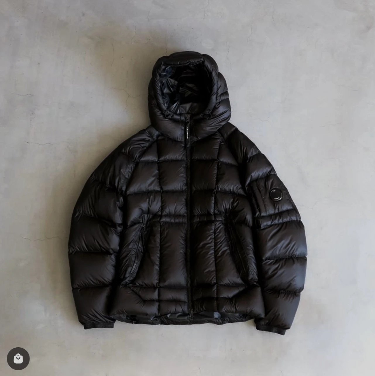 C.P. Company Black Puffer Jacket