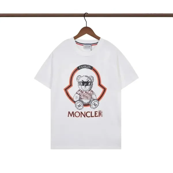 Moncler Genius Bear Graphic White T-Shirt - 1