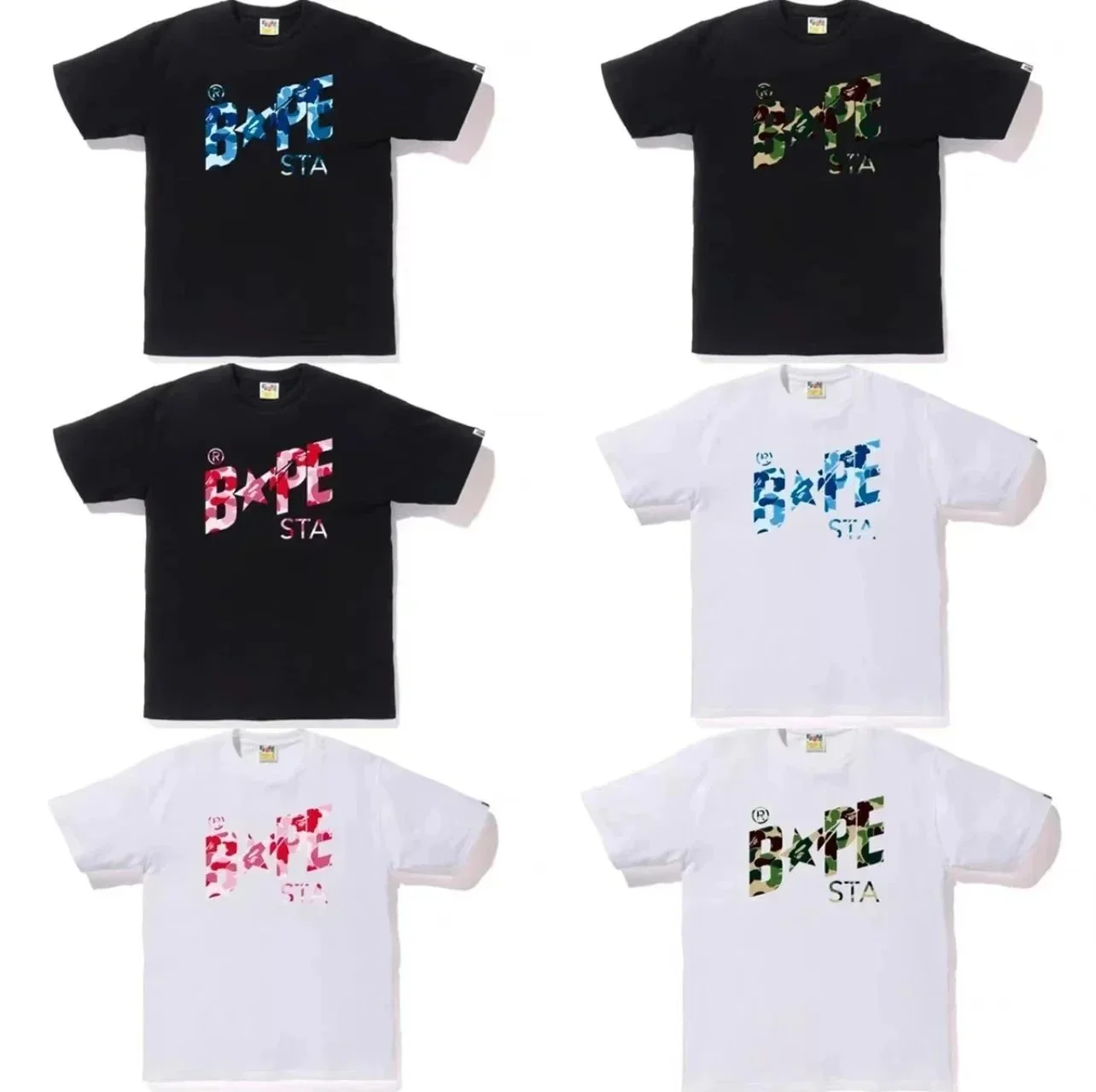 BAPE Short Sleeve T-Shirt with BAPE STA Graphic