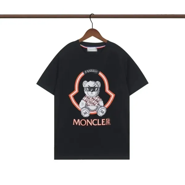 Moncler Genius Bear Graphic Black T-Shirt - 1