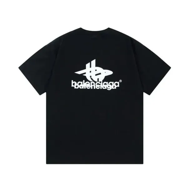 Balenciaga Paris Arch Logo White T-Shirt - 8