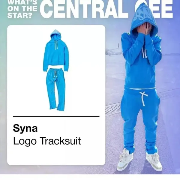 Syna Logo Tracksuit Blue - 1