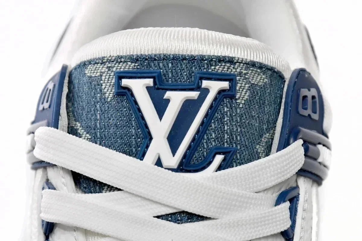 Louis Vuitton Trainer White Monogram Canvas Sneakers - 5