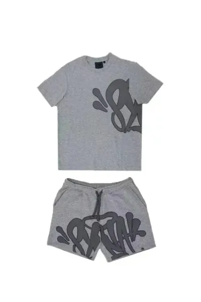 Off-White x Unknown Collaborator Graffiti Print Light Blue Set - 10