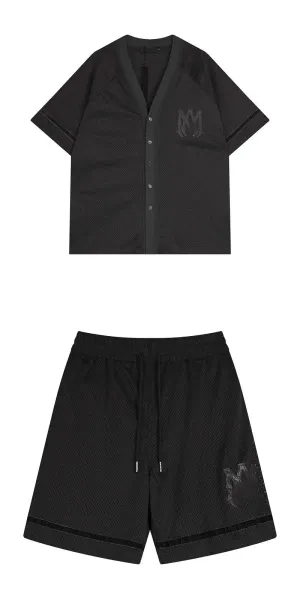 Maison Margiela MM6 Mesh Baseball Set Black - 1