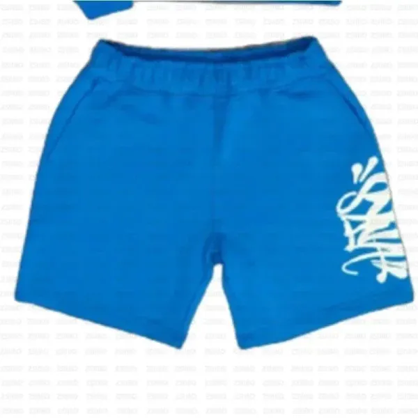 A Bathing Ape Classic Logo Blue Shorts - 1