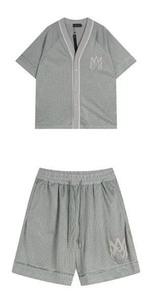 Maison Margiela MM6 Mesh Baseball Set Gray - 1