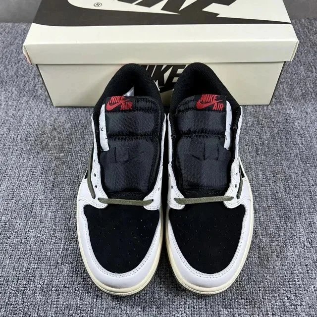 Nike Dunk Low Burgundy and White Sneakers - 60