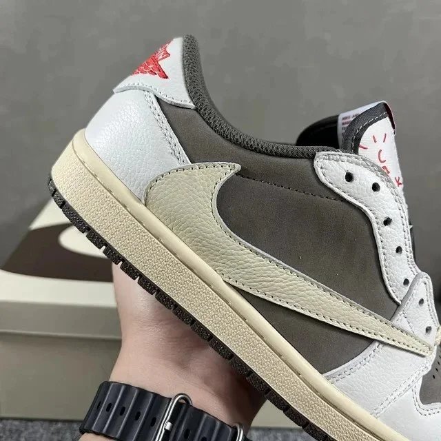 Nike Dunk Low Burgundy and White Sneakers - 76