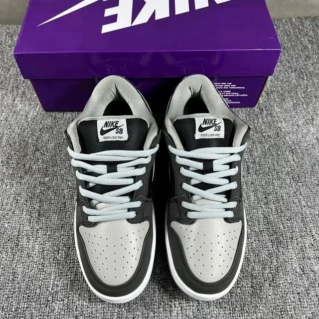 Nike Dunk Low Burgundy and White Sneakers - 48