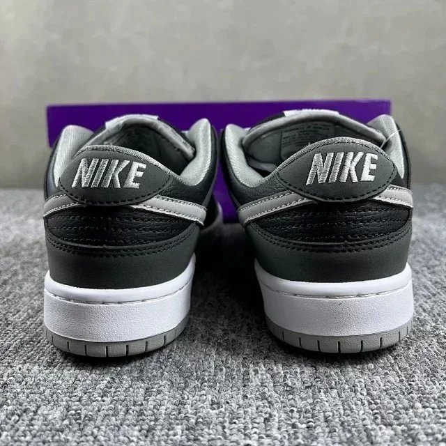 Nike Dunk Low Burgundy and White Sneakers - 47
