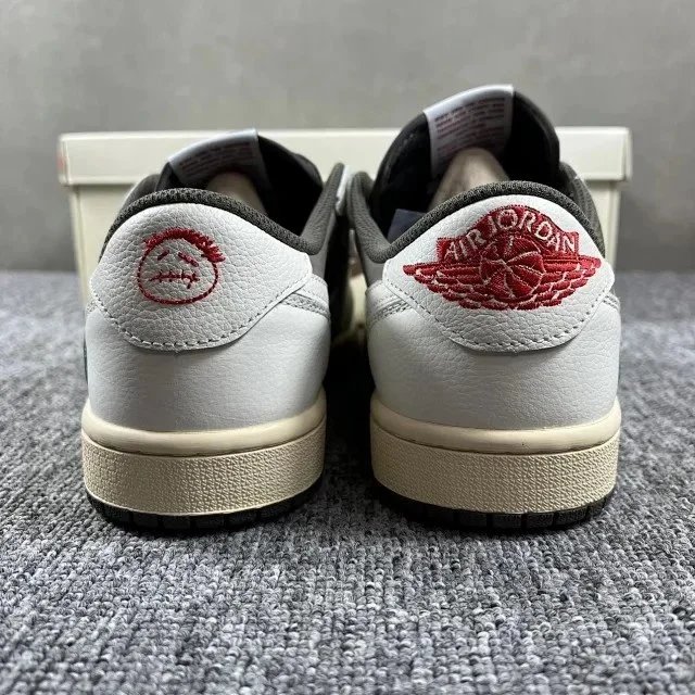 Nike Dunk Low Burgundy and White Sneakers - 71