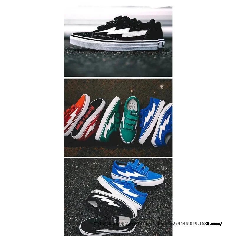 Recovery x Storm Lightning Bolt Low-Top Canvas Skate Shoe