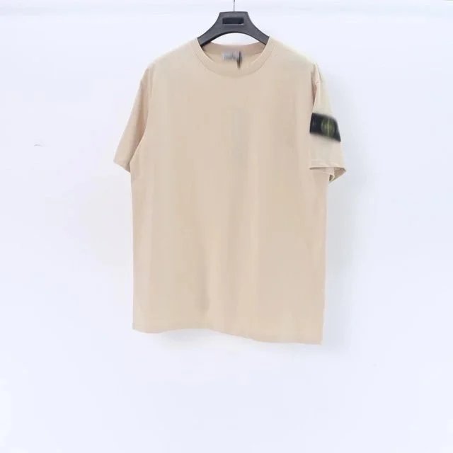 Stone Island White T-Shirt with Compass Patch - 12