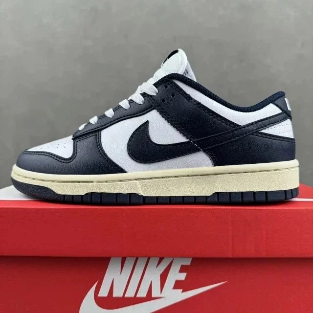 Nike Dunk Low Burgundy and White Sneakers - 20