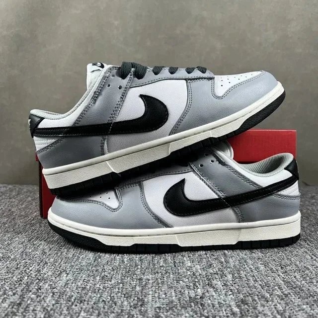 Nike Dunk Low Burgundy and White Sneakers - 93