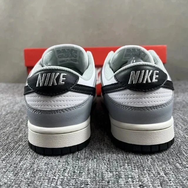 Nike Dunk Low Burgundy and White Sneakers - 95