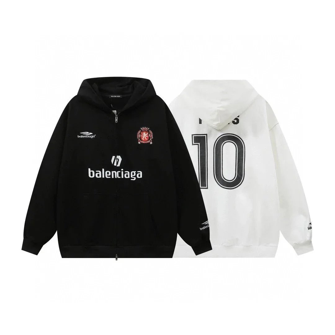 Balenciaga Manchester United Zip-Up Hoodie