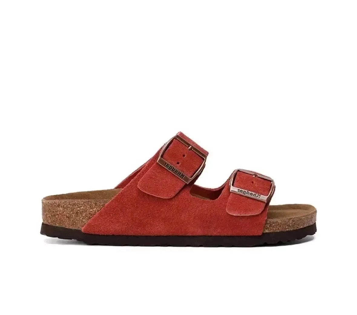 Sandals Oily Wax Leather Red