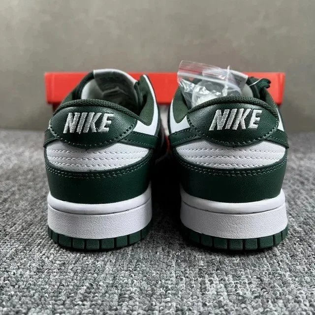Nike Dunk Low Burgundy and White Sneakers - 53