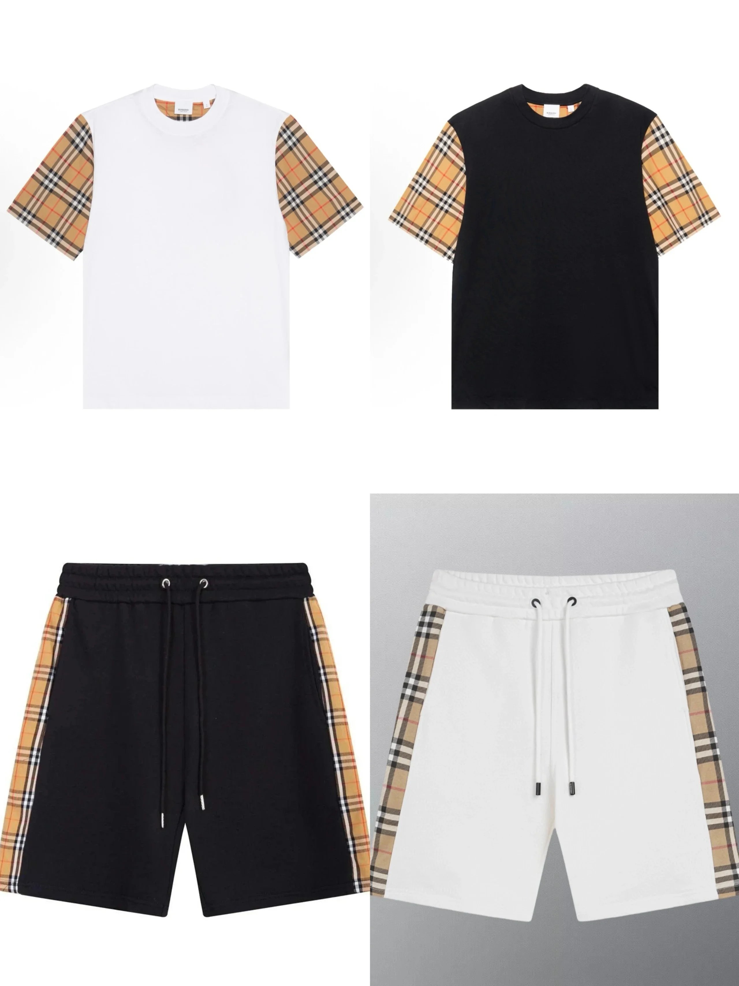 Burberry Vintage Check Sleeve T-Shirt and Shorts Set