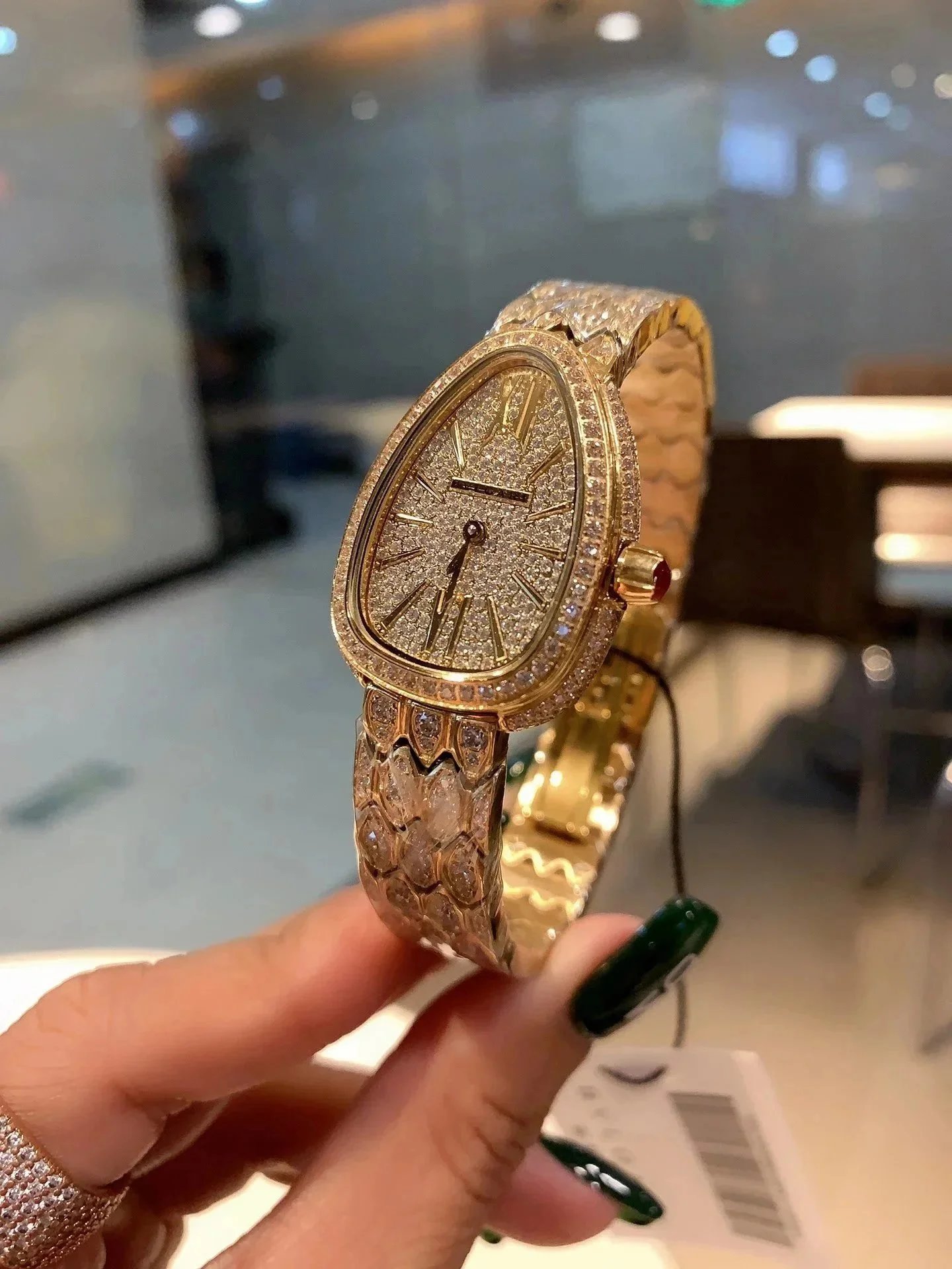 Bvlgari Serpenti White Gold Diamond Watch