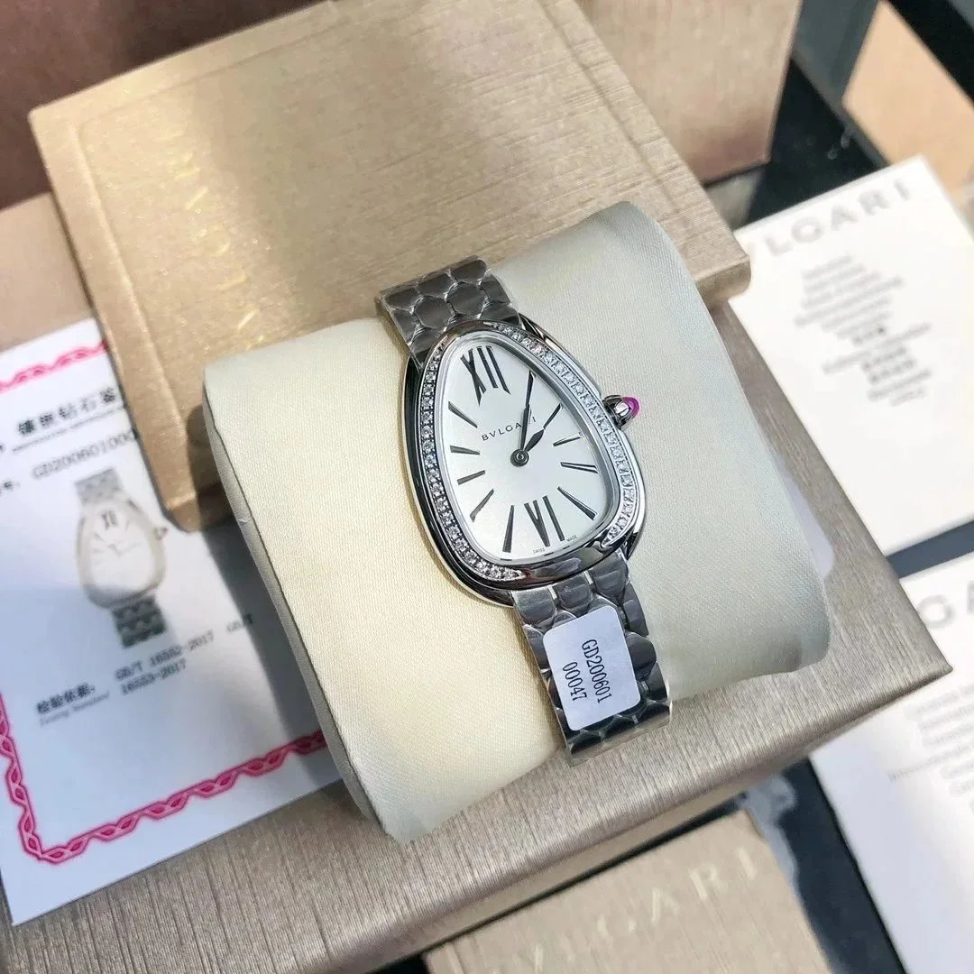 Bvlgari Serpenti White Gold Diamond Watch