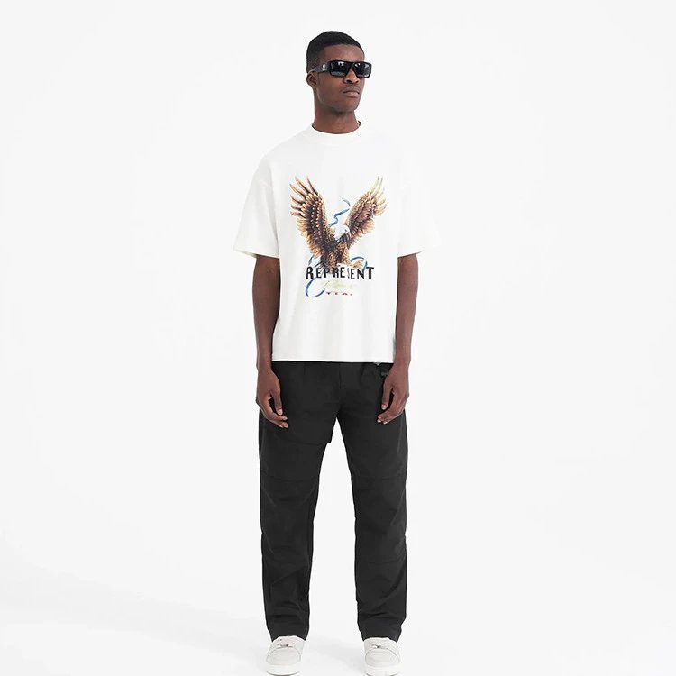 REPRESENT Eagle Graphic Tee Multicolor - Gallery Image 6 - Detailed View