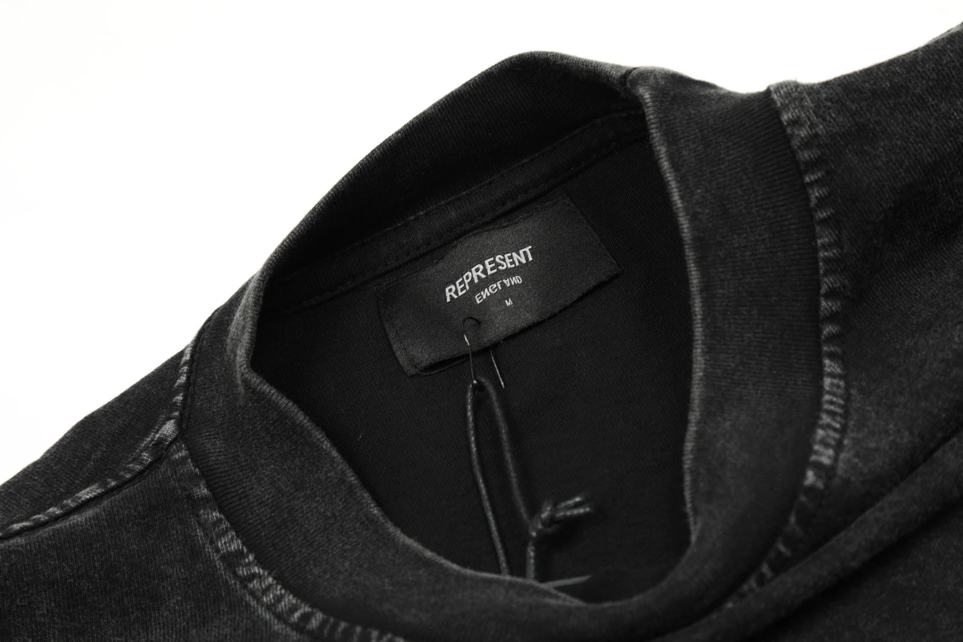 REPRESENT Wing Logo Tee Black - Gallery Image 10 - Detailed View