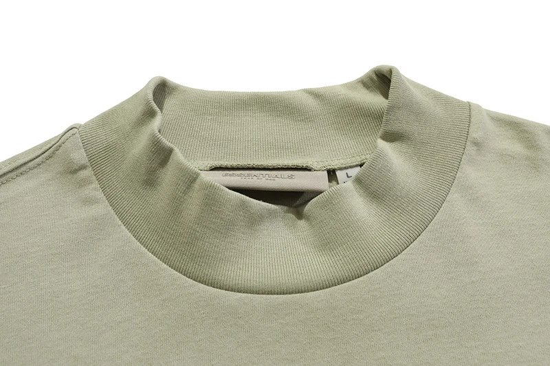 High-Street Flocked Tee in Jet Black - Gallery Image 10 - Detailed View