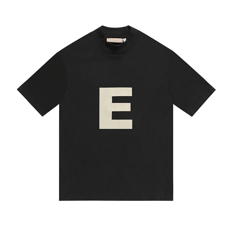 High-Street Flocked Tee in Jet Black - Related Product - Cnfans