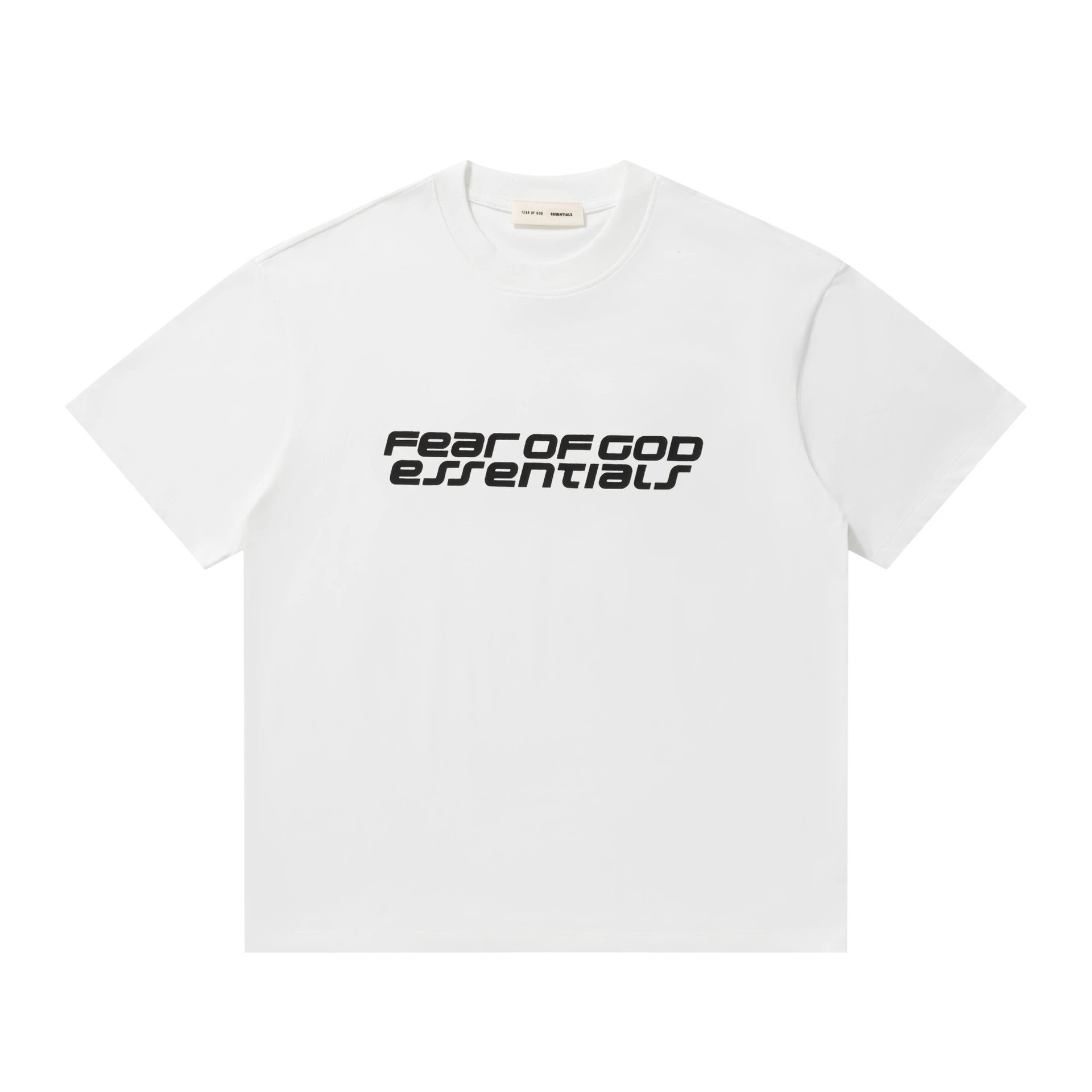 Letter Print Cotton Casual Men's T-Shirt - Snow White - Related Product - Cnfans