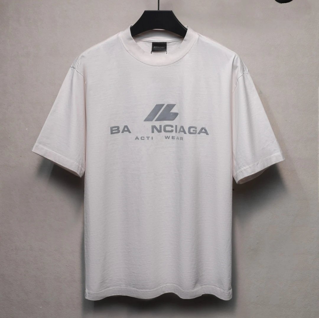 Casual Cotton T-Shirt Unisex Tee Shirt, Ivory - Gallery Image 1 - Detailed View