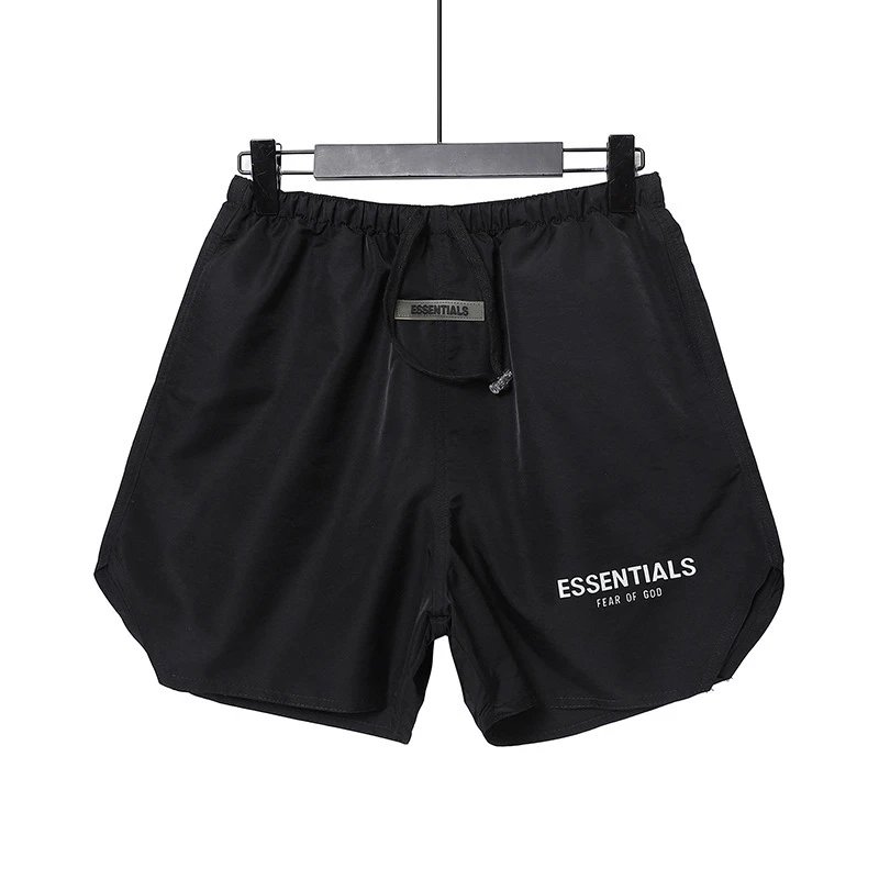 Reflective Quick-Dry Shorts Ebony - Essentials - Cnfans - $25.16