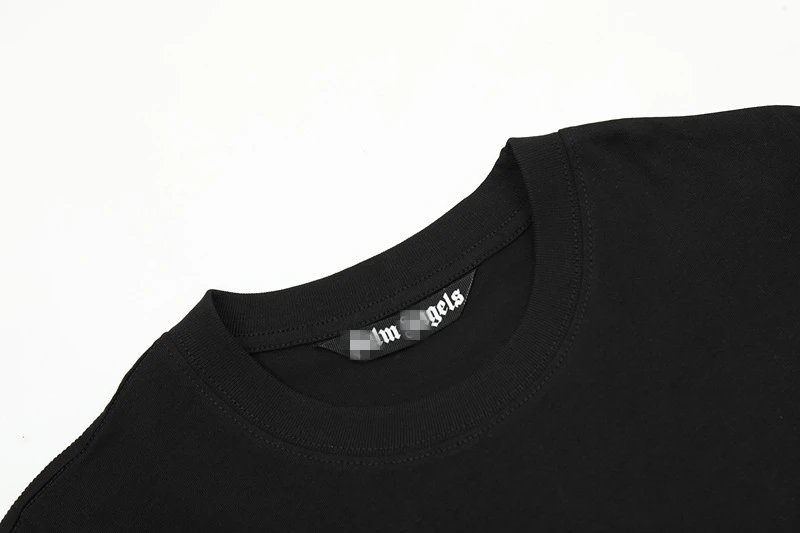 Street Graphic Cotton Tee Black White - Gallery Image 6 - Detailed View