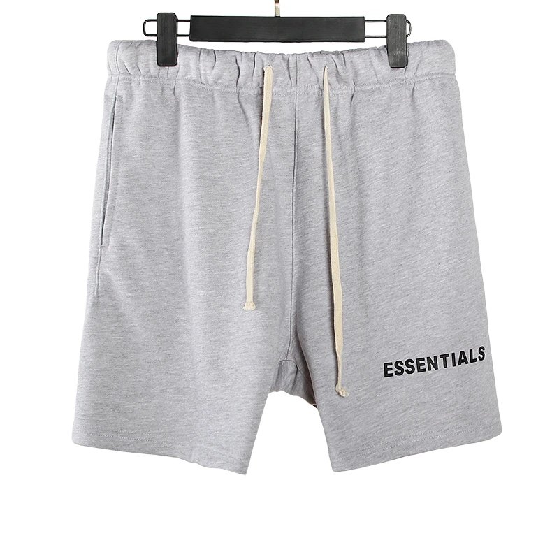 Street Style Cotton Bermuda Shorts Ash Grey - Gallery Image 7 - Detailed View