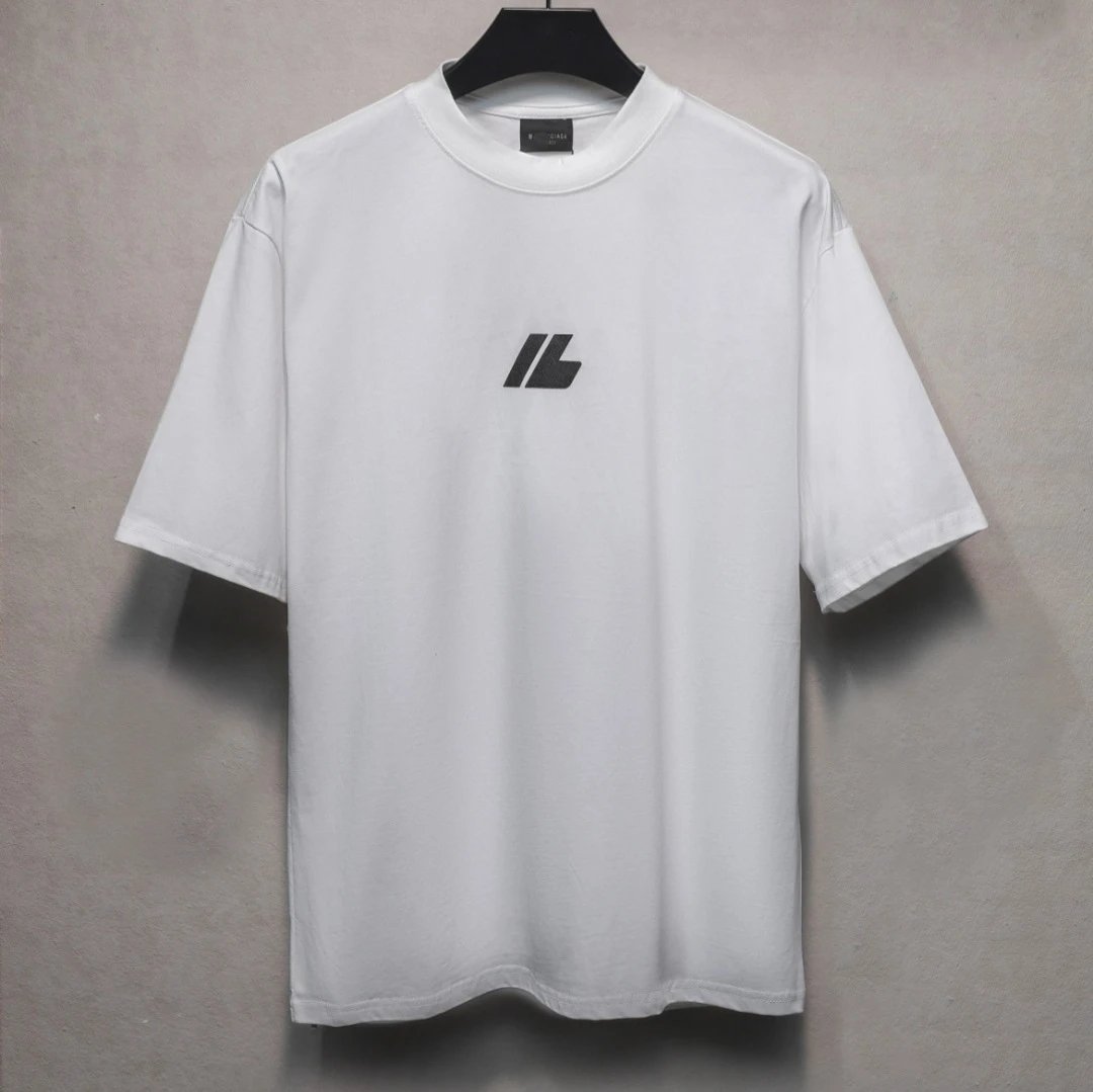 Luxury Unisex Cotton IB Logo Tee, Jet Black - Gallery Image 3 - Detailed View