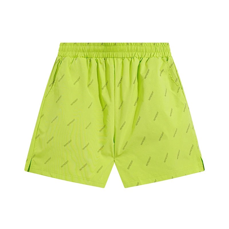 Represent Logo Print Shorts Multicolor - Gallery Image 2 - Detailed View