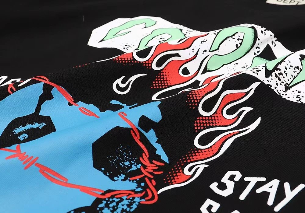 Gallery Dept Fire Letter Tee Multicolor - Gallery Image 11 - Detailed View