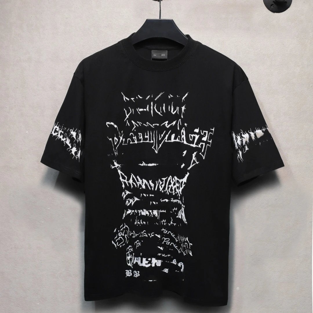 Unisex Oversized Dragon Year Graphic Tee, Jet Black - Gallery Image 1 - Detailed View